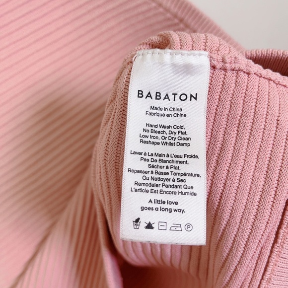 ARITZIA | BABATON ARLIK KNIT TOP IN PINK - Picture 9 of 13